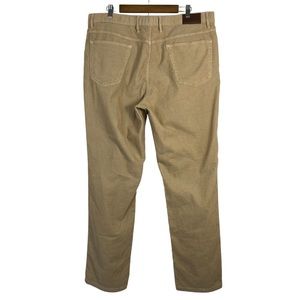 𝅺bullock & Jones Men’s Khaki Tan Corduroy Straight-Leg Pants, EUC, Size 40x34